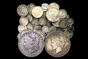 We Buy US and Canadian Junk Coin Silver, Morgan, and Peace Dollars